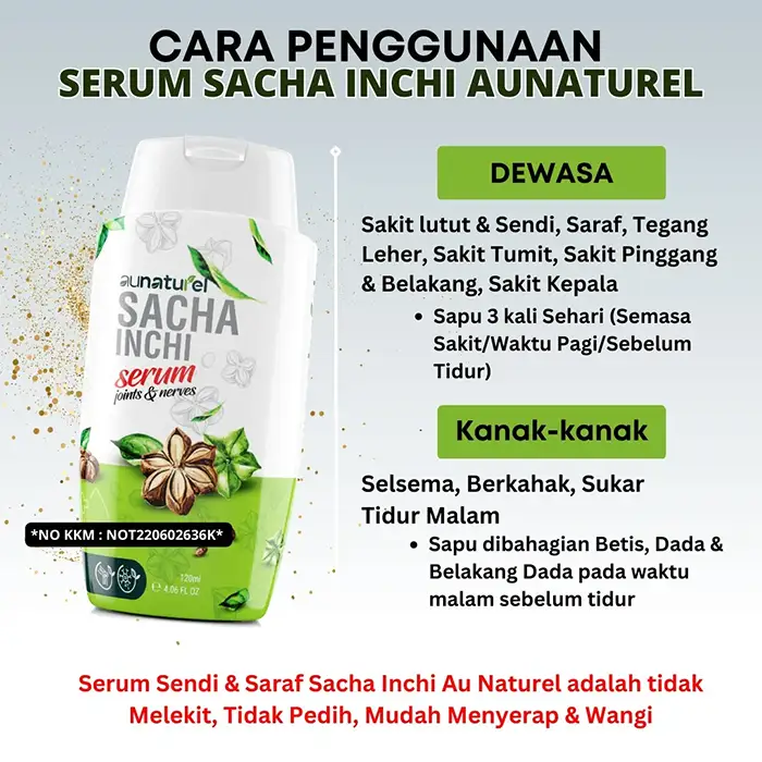 Aunaturel Sacha Inchi Serum Packaging